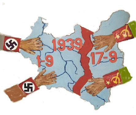 Nazis and Soviets divide up Poland