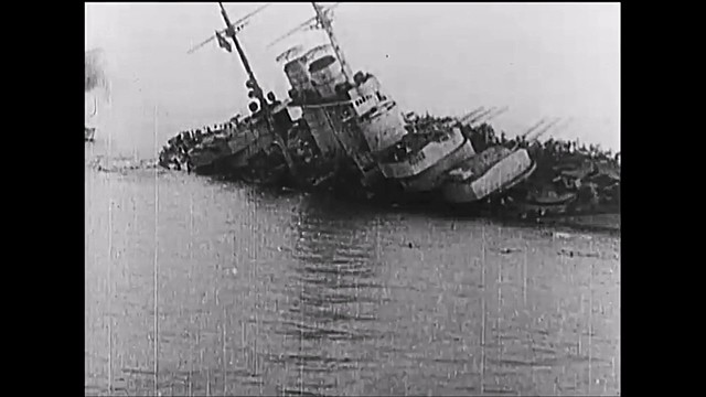 First Japanese warship sunk by a U.S. submarine