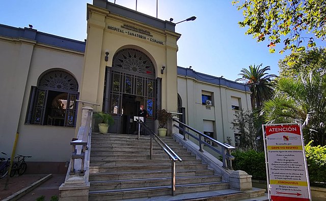 Definición de acondicionar las instalaciones del Hospital Español y convertirlo en el primer Centro COVID de Uruguay.