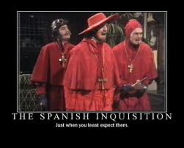 Spanish Inquisition is introduced
