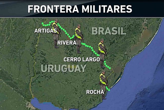Fortalecimiento de la vigilancia en la franja de 20 kilómetros de la frontera terrestre, con más puntos de control fijo y patrullaje.
