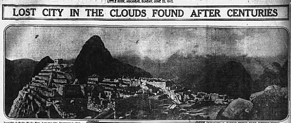 Discovered by Hiram Bingham