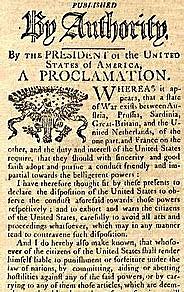 Proclamation of Neutrality