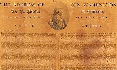 George Washington's Farewell address
