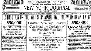 The yellow press began to shape American public opinion with respect to Cuba's civil war
