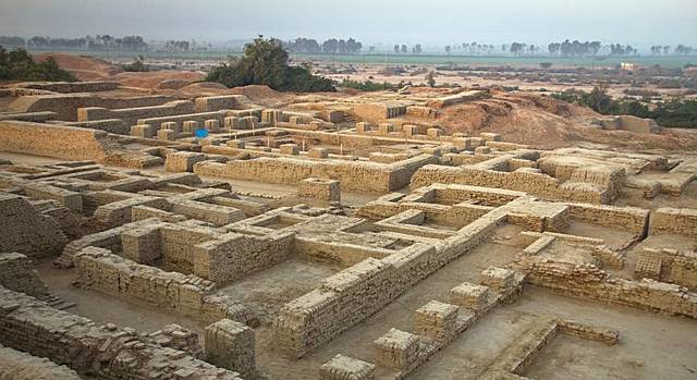The indus valley was discovered