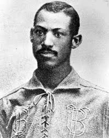 The First Black Man to play profesional Baseball