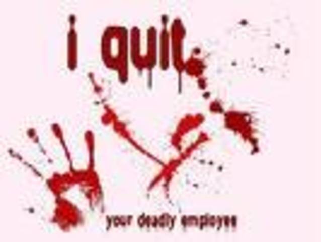 I will resign from the corporation