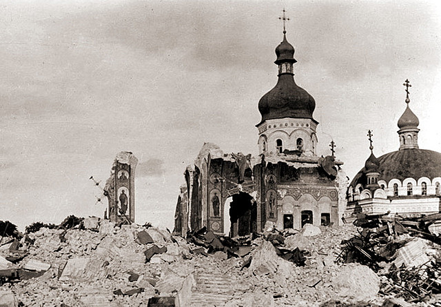 Підрив Успенського собору Києво-Печерської лаври.