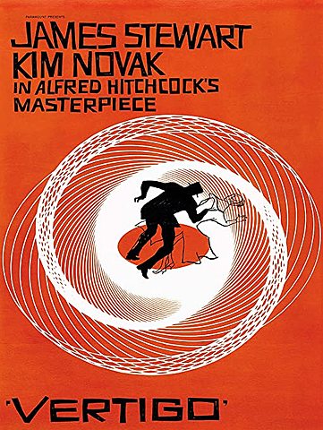 Estrena de la pel·lícula "Vertigo" d'Alfred Hitchcock