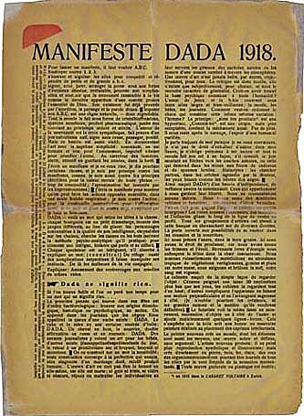 Es publica el Manifest dadaista de Tristan Tzara