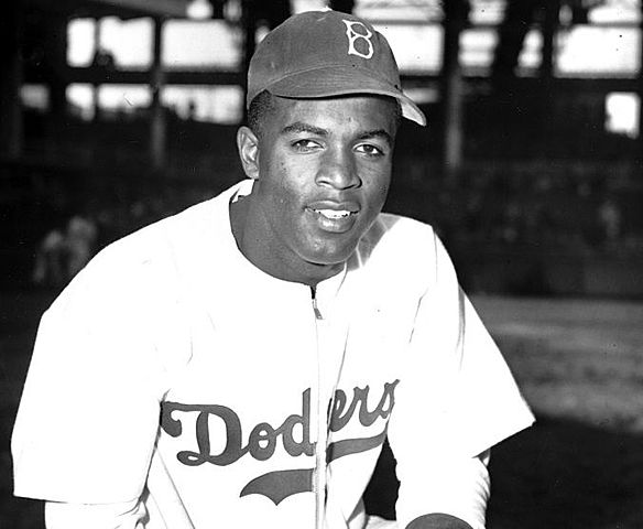 Jackie Robinson enters the MLB