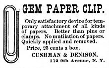 paper clip creating machine