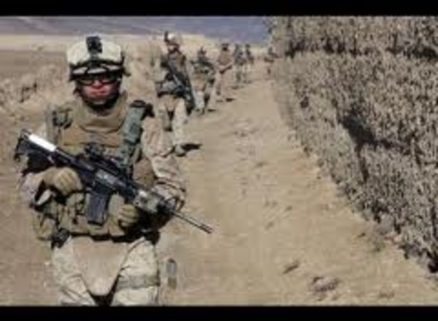 The war begins in Afghanistan