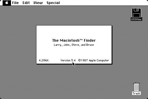 Mac OS System 4