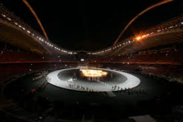 The 2004 Summer Olympics begin