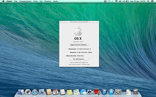 Mac OS X 10.9: Mavericks