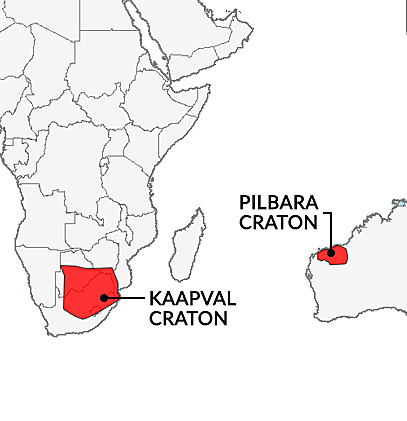 CREACIÓN DEL SUPERCONTINENTE VAALBARÁ