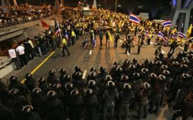 Protests in Bangkok, Thailand ends in a bloody military crackdown