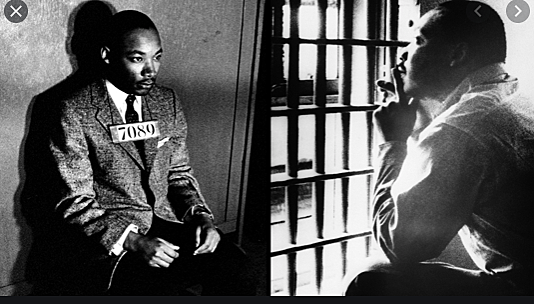 MLK goes to a Birmingham jail