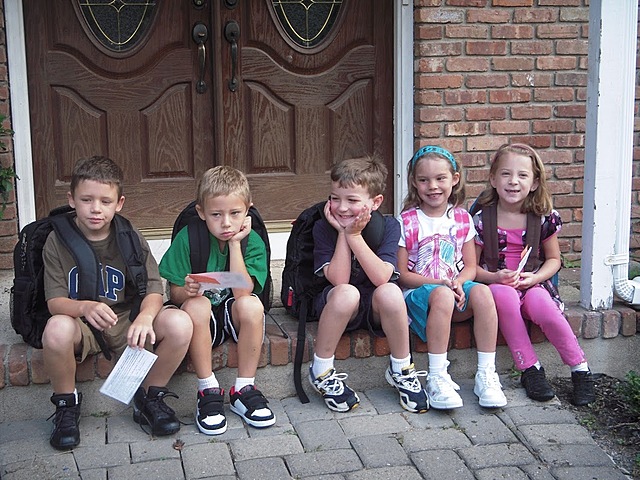 First day of school in second grade