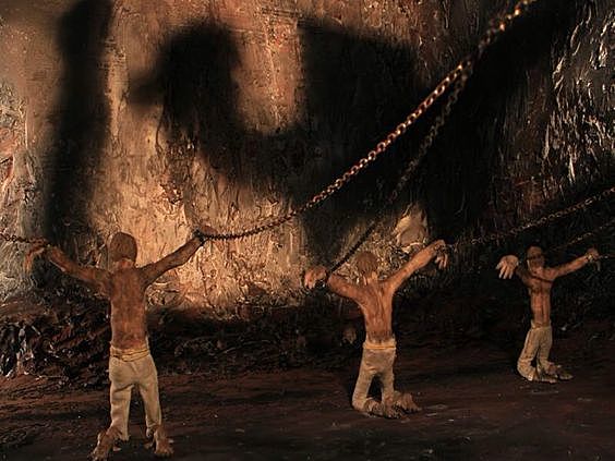 Platon y el mito de la caverna.