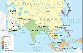 El continente asiático