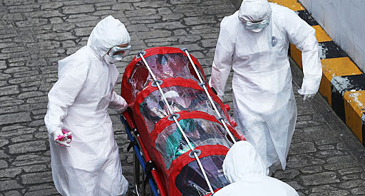 First death outside of China