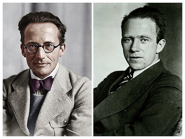 Erwin Schödinger y Wernwer Heisenberg