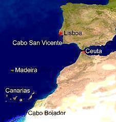 Los portugueses doblan el Cabo Bojador