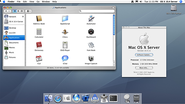 Mac OS 10.4 (Tiger)