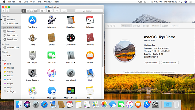 Mac OS 10.13 (High Sierra)