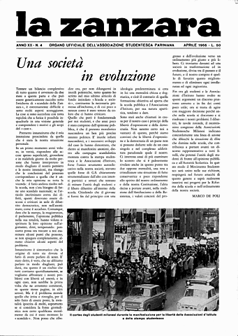 Pubblicazione 'La Zanzara'
