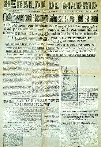 Fets del maig del 37