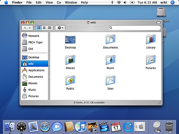Mac OS X 10.4 (Tiger)