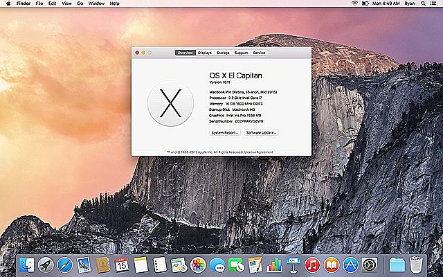 Mac OS X 10.11 El Capitán
