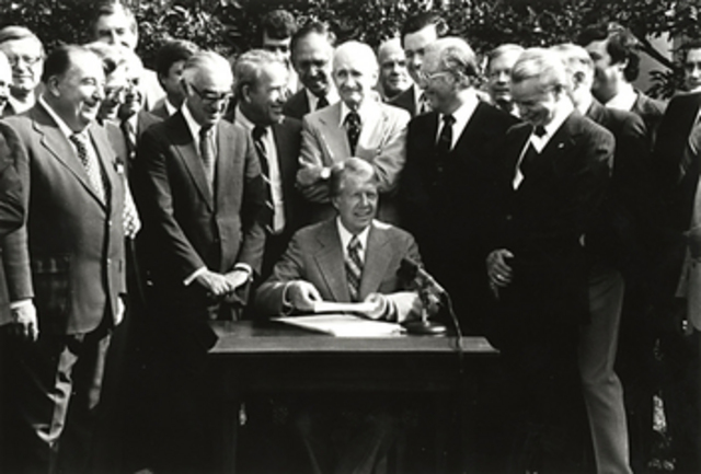 Carter Signs DOE Organization Act