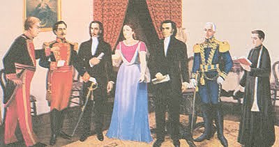 1739 La Audiencia de Quito se incorpora definitivamente al Virreinato de Santa Fe de Bogotá.