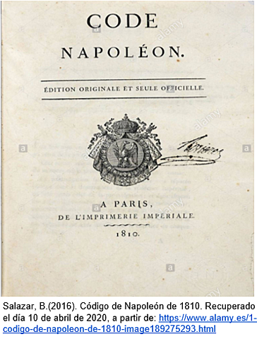Napoleón expide el código Penal.