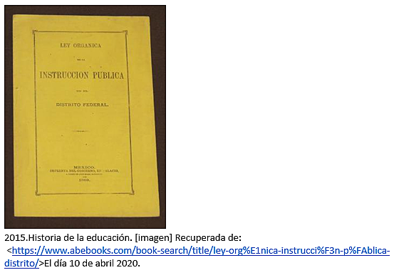 LEY ORGÁNICA DE INSTRUCCIÓN PUBLICA