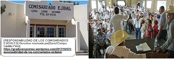 Cambios de denominación de las autoridades agrarias o de los órganos ejidales