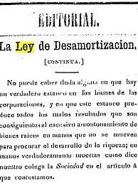 Ley de Desamortización