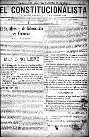 DECRETO SE PUBLICA EN  "EL CONSTITUCIONALISTA":