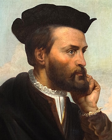 Jacques Cartier sets out on an expedition to discover a route to Asia. During the expedition, his exploration of the St. Lawrence river allowed France to claim the land that would later become Canada.
