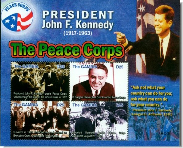 Peace Corp established