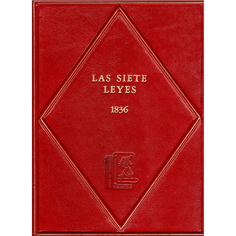 Las siete leyes constitucionales  (Constitución de 1836)