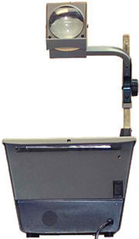 US Army using overhead projectors for training