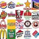 Fast food collage