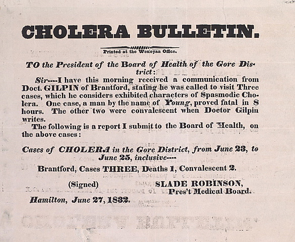 The Cholera Epidemic