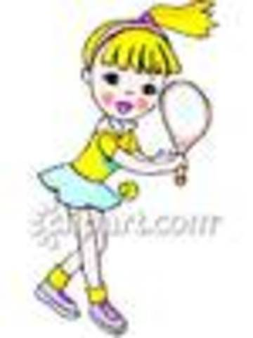 My tennis lesson!!!